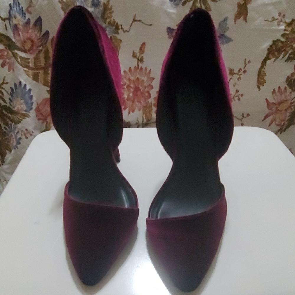 Charlotte Russe Alex Stiletto Heels Suede